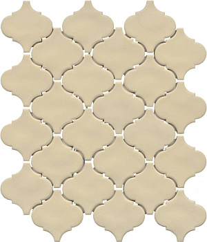 Арабески Марокко жёлтый светлый матовый 26x30x0,7