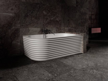 Ванна из литьевого мрамора Abber Stein 170х80 AS9651 R