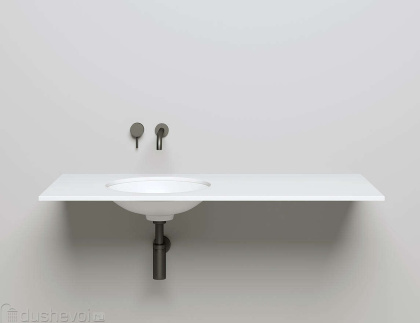 Раковина Salini MAREA 08 1802208MRF S-Stone в цвете по RAL, полувстраиваемая, матовая Раковина Salini MAREA 08 1802208MRF S-Stone в цвете по RAL, полувстраиваемая, матовая