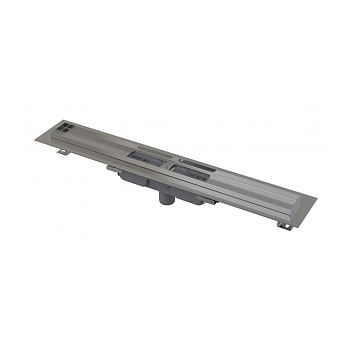 Водоотводящий желоб с порогами для перфорированной решетки