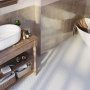 Керамическая мозаика Hexagon small White Matt 51x59, Geometry