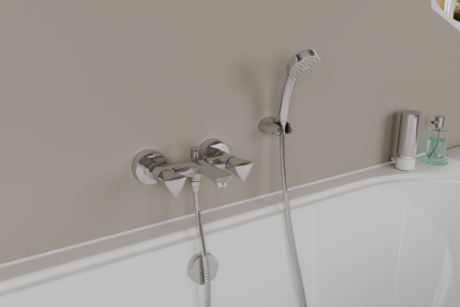 Смеситель для ванны с коротким изливом RUSH Andros (AN2435-44)