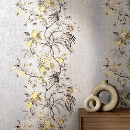Обои виниловые Оранжерея база, жёлтый