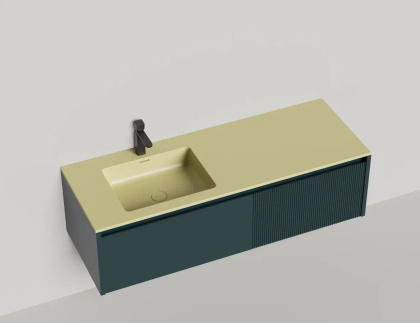 Подвесная тумба Domino 1400, шпон, Onda Plus