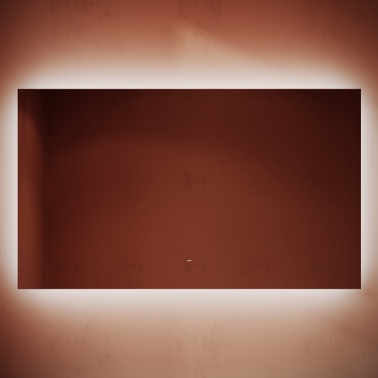 Зеркало для ванной комнаты SANCOS SQUARE 1200х700 с подсветкой, арт. SQ1200