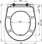 Сиденье для унитаза Дюропласт A601 AlcaPlast