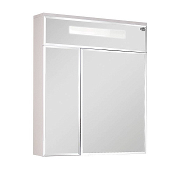 Шкаф-зеркало Onika Сигма 60 белый, c LED подсветкой