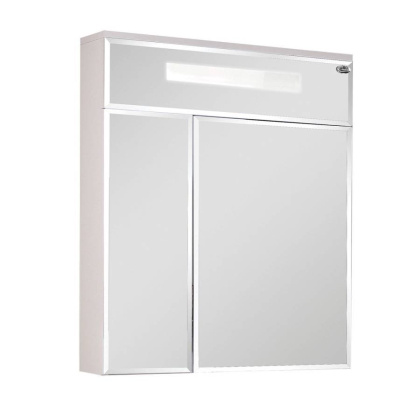 Шкаф-зеркало Onika Сигма 60 белый, c LED подсветкой