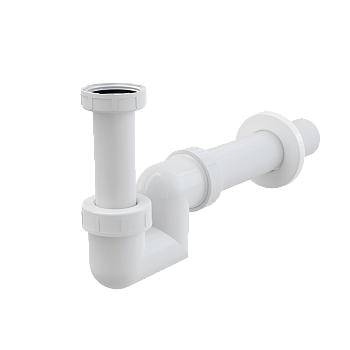 Сифон для умывальника и биде DN40 пластик