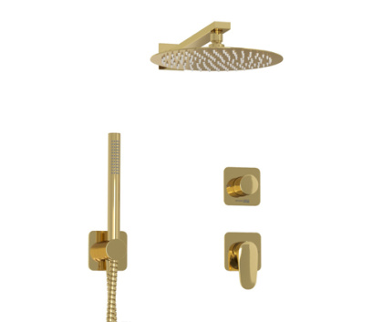 A2151.277.183.208.280.197.281  Встраиваемый комплект для душа с верхней душевой насадкой и лейкой