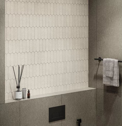 Декор ID143 Джиминьяно серый светлый 30см*32см*9мм (1уп/6шт/)матовый, шт