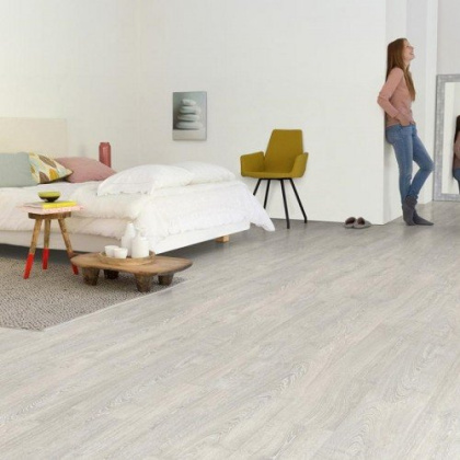 Ламинат Quick-step Impressive Ultra IMU3560 Дуб фантазийный светло-серый (12мм/33кл/1,311м2), м2 Ламинат Quick-step Impressive Ultra IMU3560 Дуб фантазийный светло-серый (12мм/33кл/1,311м2), м2