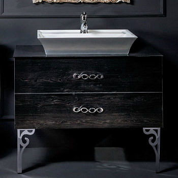 Тумба 110см*48 (52) BLACK WOOD 831-110-BW Boheme