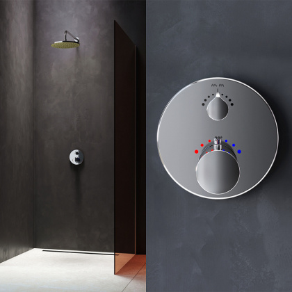 Смеситель Для ванны и душа с термостатом, монтируемый в стену F8085500 Like