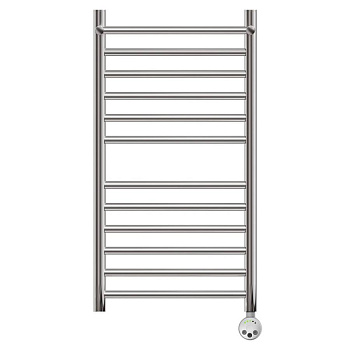 Полотенцесушитель электрический Point Аврора PN10148SPE П11 400x800 с полкой левый/правый, хром Полотенцесушитель электрический Point Аврора PN10148SPE П11 400x800 с полкой левый/правый, хром