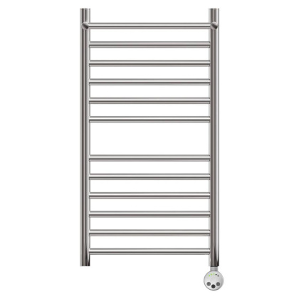 Полотенцесушитель электрический Point Аврора PN10148SPE П11 400x800 с полкой левый/правый, хром