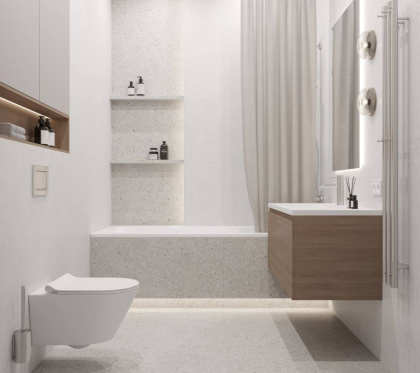 Perla Bianco Керамогранит светло-серый CR6060G0471R 59,5х59,5 матовый