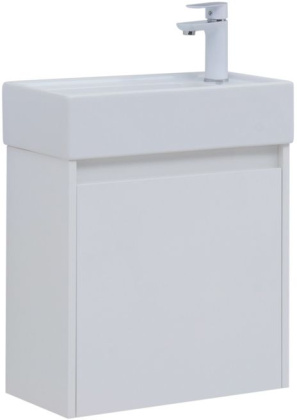 Тумба под раковину Aquanet Nova Lite 50 белый глянец (1 дверца) Тумба под раковину Aquanet Nova Lite 50 белый глянец (1 дверца)
