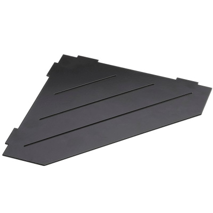 Душевая полка Bemeta Cytro 101302440 угловая, Черная матовая