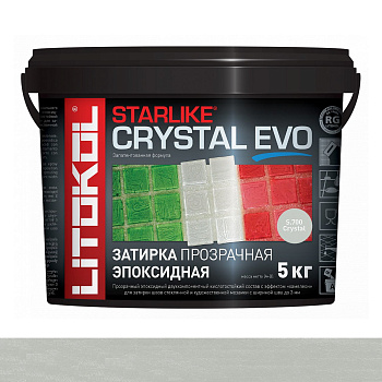 Затирка эпоксидная STARLIKE CRYSTAL EVO, S.700 CRYSTAL 5кг