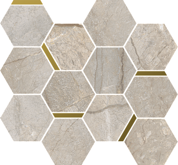 Мозаика 620110000224 Стелларис Элегант Сильвер Шик (32,8см*28,3см*9мм) (9шт/0,83м2) Натуральный, шт