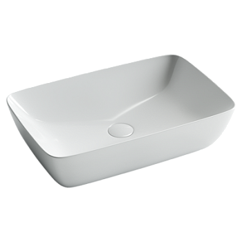 Умывальник чаша FORM накладная прямоугольная 580*380*145мм