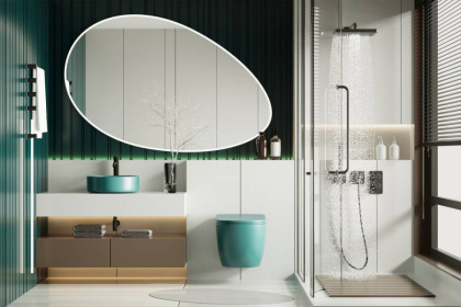 Подвесной унитаз Abber Bequem AC1101MBG темно-зеленый матовый с микролифтом