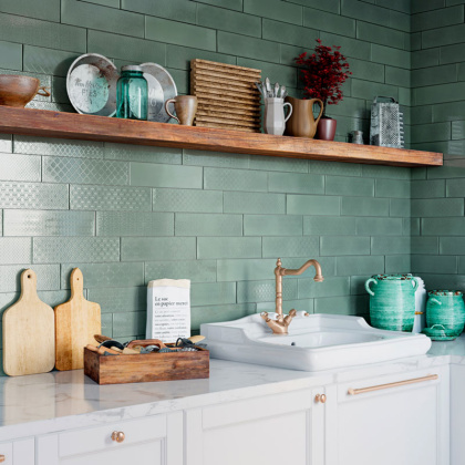 Плитка, DECOR JADE 7,5x30, Florencia