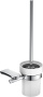 Ерш для туалета RUSH Luson, 39х16х12 см, хром и белый, LU16710