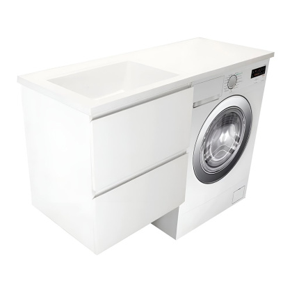 Тумба подвесная под умывальник Dallas Luxe 1000х482 2 ящика (ШхГхВ) 358х476х607