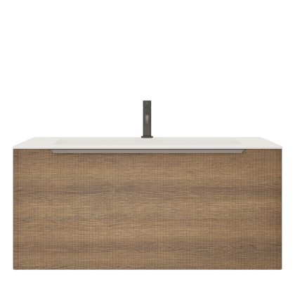 Тумба под раковину Creto Luna Wood 100 см 17-WD100