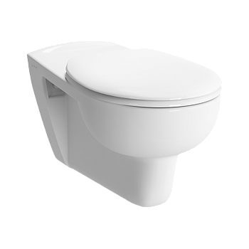 Подвесной безободковый унитаз Conforma с сиденьем для людей с ограниченными возможностями