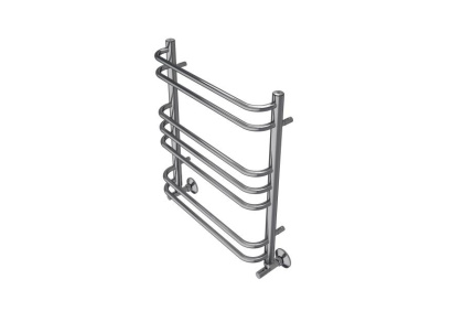 Полотенцесушитель водяной Aquatek (Акватек) Пандора П7 500х600 мм, подключение нижнее/диагональное, сверхпрочная пищевая нержавеющая сталь AISI 304L, гарантия 10 лет