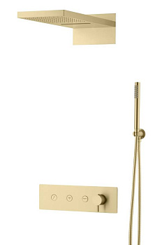 Встроенная душевая система FUSION, трехпозиционная GOLD Встроенная душевая система FUSION, трехпозиционная GOLD