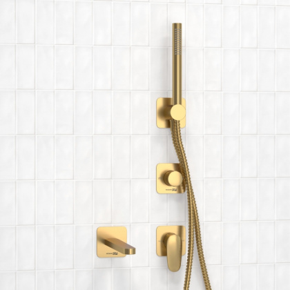 A3651.282.284.285.194.286 Встраиваемый комплект для ванны с лейкой и изливом