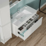 Тумба с раковиной Kerama Marazzi Modula 100 см MO.100.1+1\WHT глянцевый белый