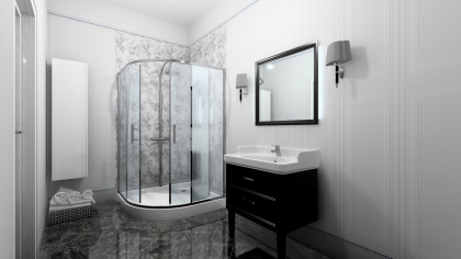 Декор 14018R\3F Монфорте Цветы обрезной 40*120*10 (уп\3шт) , шт