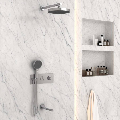 Душевой комплект VSFW-432TI2CH встраиваемый, хром