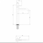 Смеситель для раковины Abber Wasser Kreis AF8111RG розовое золото Смеситель для раковины Abber Wasser Kreis AF8111RG розовое золото