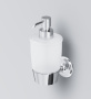 Стеклянный диспенсер для жидкого мыла A8036900_xxx Like с настенным держателем, 17,6х8х11,5 см, хром