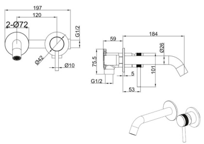 Смеситель для раковины Allen Brau Priority 5.31030-00 (с внутренней частью) хром Смеситель для раковины Allen Brau Priority 5.31030-00 (с внутренней частью) хром