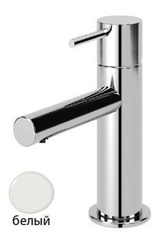 LEAF-LSM1-L-BIO Смеситель для раковины однорычажный, с донным клапаном, исполнение Белый матовый LEAF-LSM1-L-BIO Смеситель для раковины однорычажный, с донным клапаном, исполнение Белый матовый