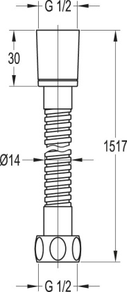 CZR-FMDC2-120-03 Гибкий шланг, длина 1,2 м, исполнение золото CZR-FMDC2-120-03 Гибкий шланг, длина 1,2 м, исполнение золото