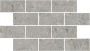 Декор Чеппо ди Гре мозаичный серый матовый обрезной 34,6x20x0,9