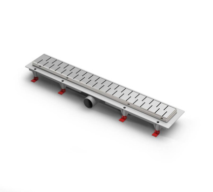 Душевой лоток 95 см Creto Snake CRE-950 SN с решеткой, хром