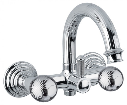 Смеситель OLIMP-VD-02-Sw Исполнение: Бронза, Ручки: Swarovski