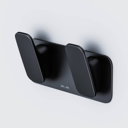 Двойной крючок Inspire V2.0 для полотенец, 5,6х14х3 см, черный, A50A35622