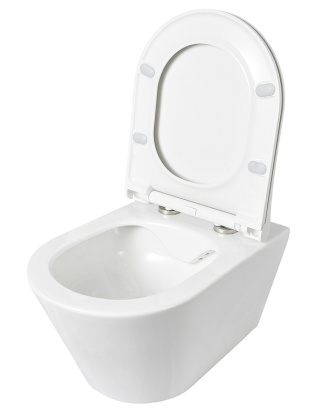 Унитаз подвесной безободковый Creto Logan L3 белый 1003-001-L3W