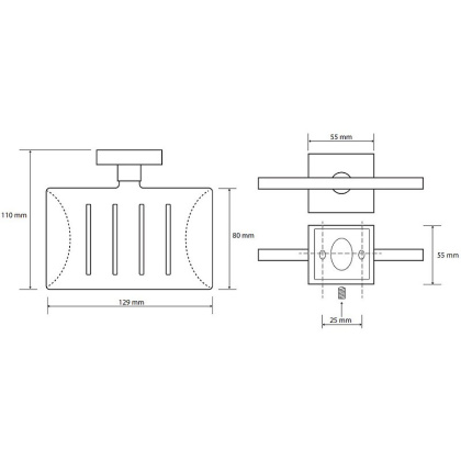 Прямоугольная мыльница
