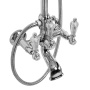 DIAMOND-CVD-01-Sw Душевая стойка со смесителем для ванны Исполнение: Хром, Ручки: Swarovski  DIAMOND-CVD-01-Sw Душевая стойка со смесителем для ванны Исполнение: Хром, Ручки: Swarovski